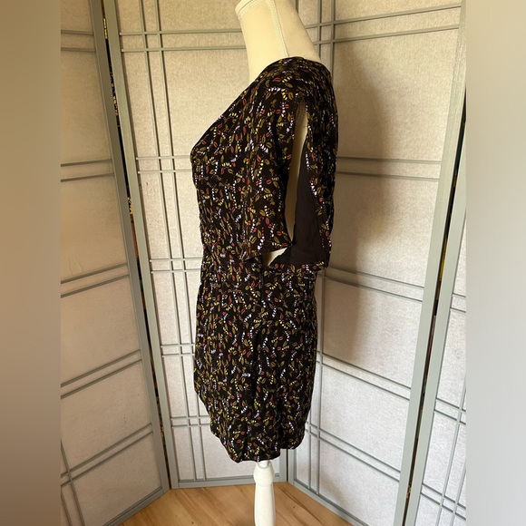 Free People "Meet Virginia" Printed Romper size 10 - Picture 7 of 12